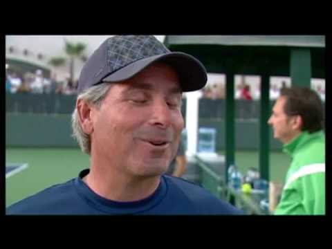 Indian Wells 2009 - Nadal Spars With Golf Legend