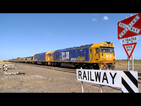 7731V Pacific National Grain Train With BL30 & BL31 Arrives At Gheringhap (14/2/2024) - PoathTV