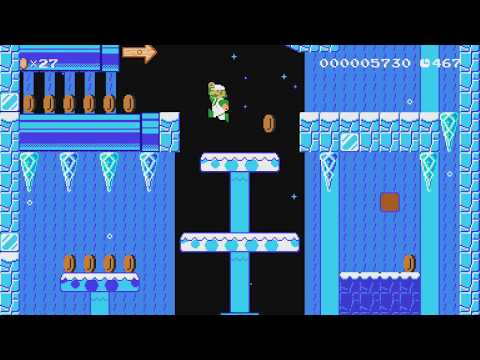 Icy Ascent by Nexio - Super Mario Maker 2 - No Commentary 1bw