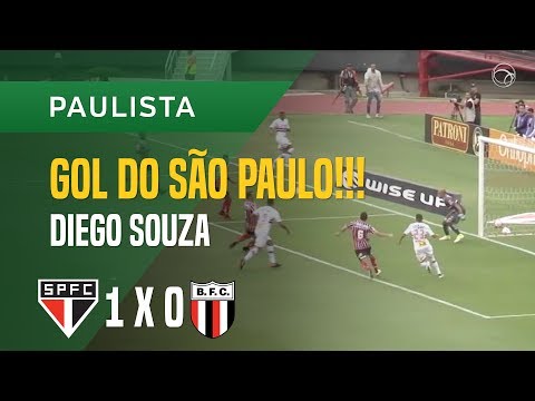 GOL (DIEGO SOUZA) - SÃO PAULO X BOTAFOGO-SP - 03/02 - PAULISTA 2018