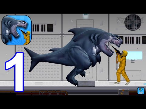 Sharkosaurus Rampage - Gameplay Walkthrough Part 1 Levels 1-7 (iOS,Android Gameplay)