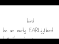 "Early Bird" Shel Silverstein
