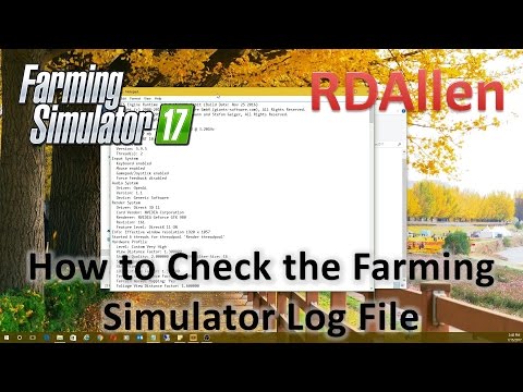 How to Check the Farming Simulator 17 Log File