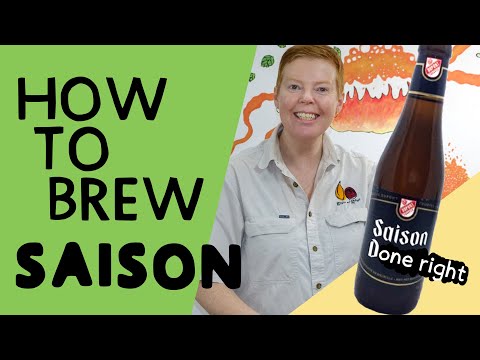 How to brew SAISON! (with RECIPE).