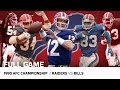 1990 AFC Championship: Bills Clinch 1st Super Bowl Appearance | Raiders vs. Bills | NFL Full Game