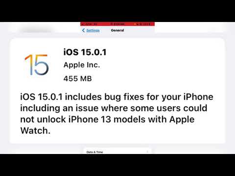 Unlock Your iPhone By Apple Watch ⌚️ iOS 15.0.1?