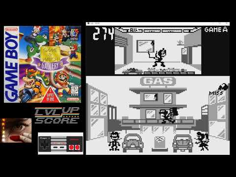 HIGHSCORE - Game & Watch Gallery 1 - GameBoy Oil Panic 470pts (Classic Easy)