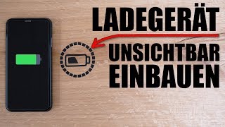 Ladegerät (KONTAKTLOS) in Tisch einbauen - Dein Handy wird induktiv geladen!