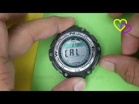 Compass Fixing Casio Twin Sensor SGW 100 1V Wrist Watch