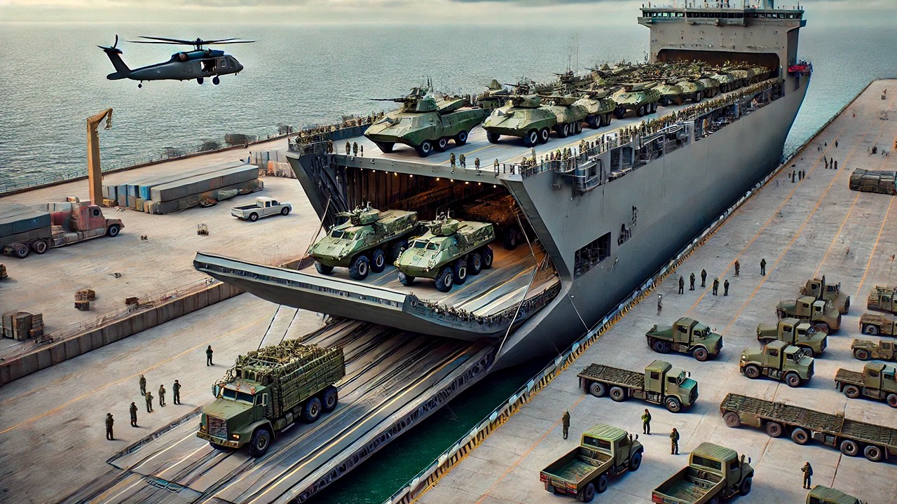 POR DENTRO DA LOUCA LOGÍSTICA DO EXÉRCITO PARA TRANSPORTAR EQUIPAMENTOS MILITARES DE BILHÕES DE $