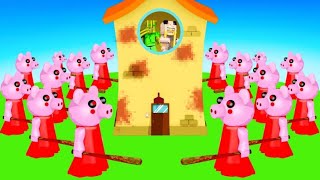 100 PIGGY vs. PEPPA BASE! ✿ Minecraft [Deutsch/HD]