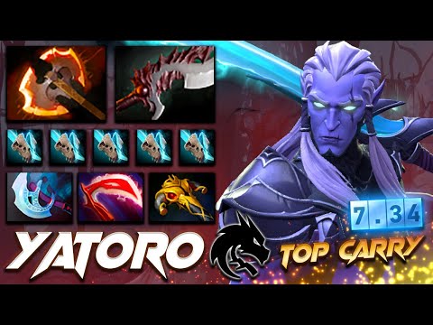 TSpirit.Yatoro Phantom Assassin Top 7.34 Carry - Dota 2 Pro Gameplay [Watch & Learn]