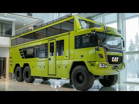 $6M 2026 Caterpillar Double Decker 6×6 Motorhome — The Most Extreme Double-Decker RV Ever Built!