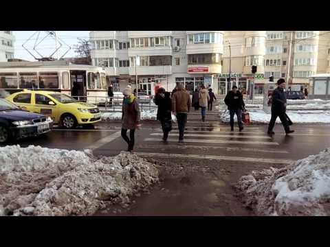 Fleșcăraie în Iași după deszăpezire