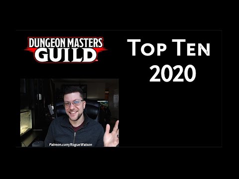 Top Ten DMs Guild Products I Reviewed in 2020