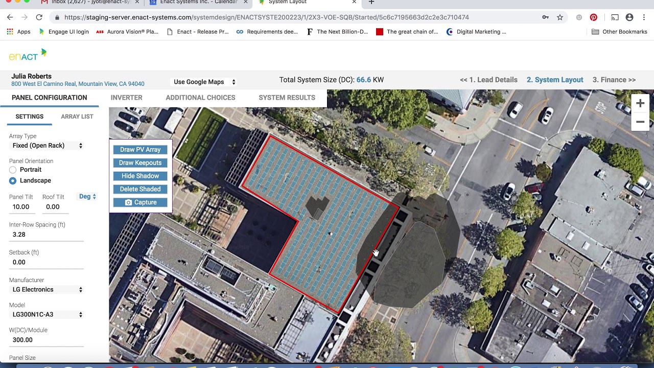 ENACT SOLAR PROJECT MANAGEMENT (15 mins): Solar Design, Proposals, Financing and Workflow Mgmt