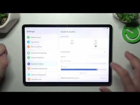 How to Enable / Disable Screen Locking Sounds on Huawei MatePad 11.5?