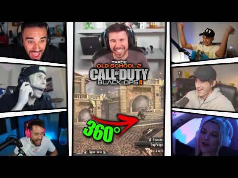 ALL the reactions to Willyrex's 360 at the Old School 2 Tournament 🔥 Rubius, IlloJuan, Grefg, Staxx…