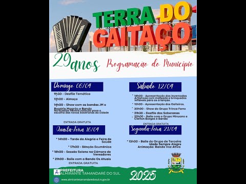 29 anos de Almirante Tamandaré do Sul