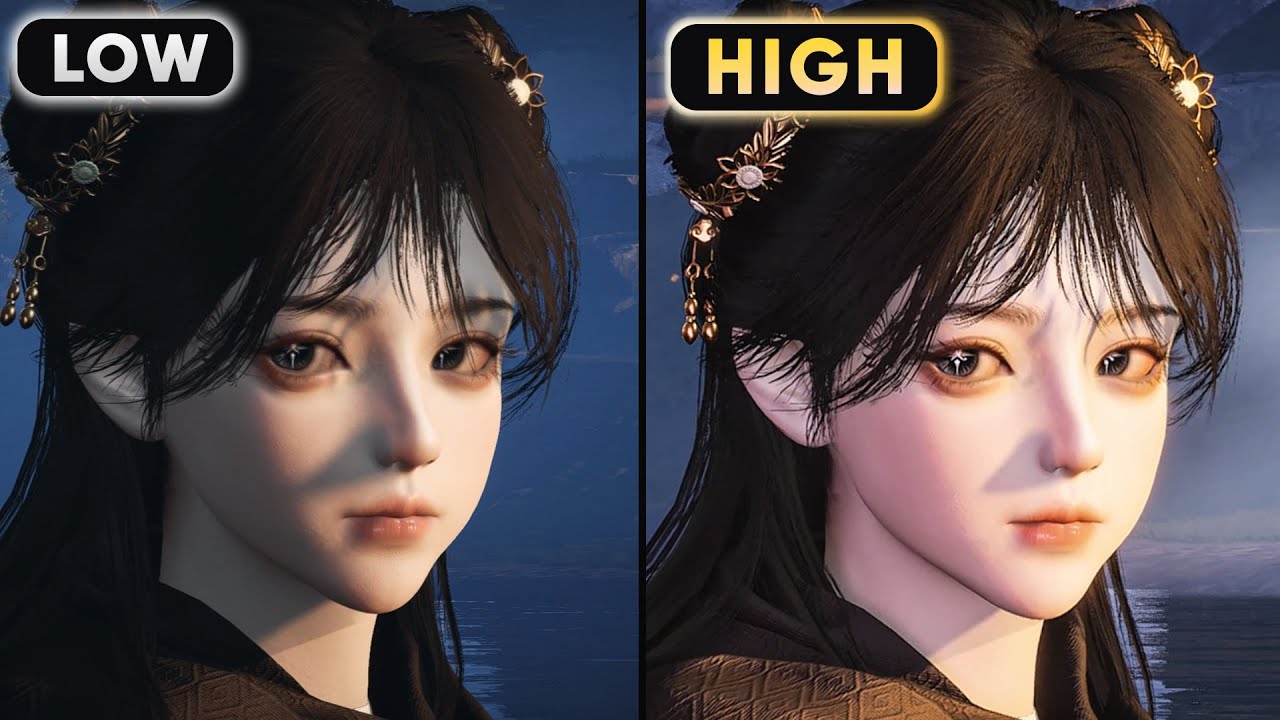 PC Graphics Comparison Low Settings vs High Settings | Where Winds Meet