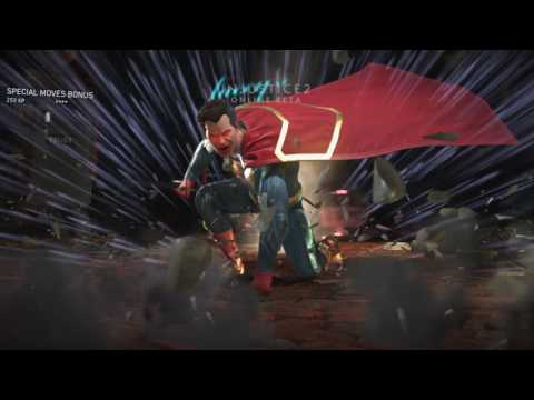 Injustice 2 1st Beta gameplay pt2 - Battle vs. Supes