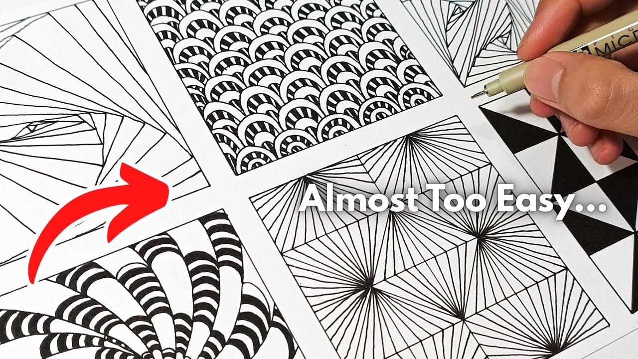 Zentangle Art for Beginners (Step-by-Step Tutorial)