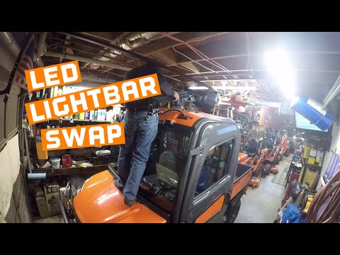 Kubota RTV X1100C Led Light Bar Swap 1 of 5