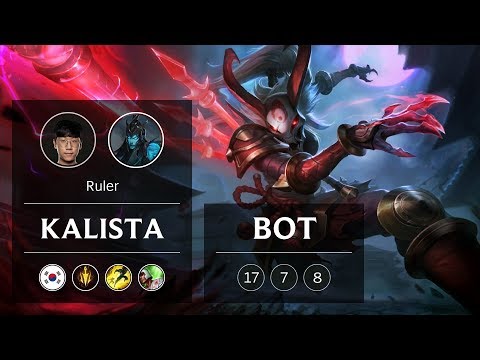 Kalista ADC vs Galio - KR Challenger Patch 9.1