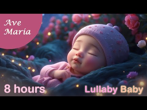 ☆ 8 HOURS ☆ Shubert's AVE MARIA ☆ Ave Maria for Babies to Sleep ♫ LULLABY Music ☆ Baby Sleep Music