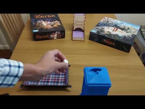 Karak II 2 dice distancing #boardgame  #tabletop  AmassGames  #bgg   #games #kids #game #board