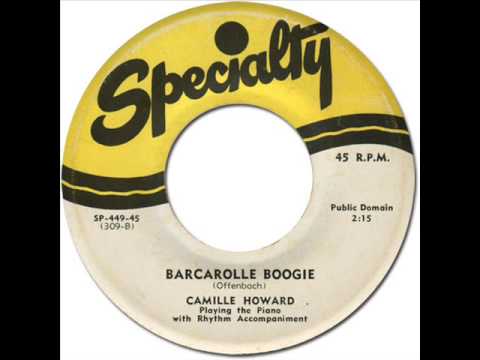 CAMILLE HOWARD - Barcarolle Boogie [Specialty 449] 1952