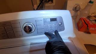Kenmore Elite washer diagnostic mode