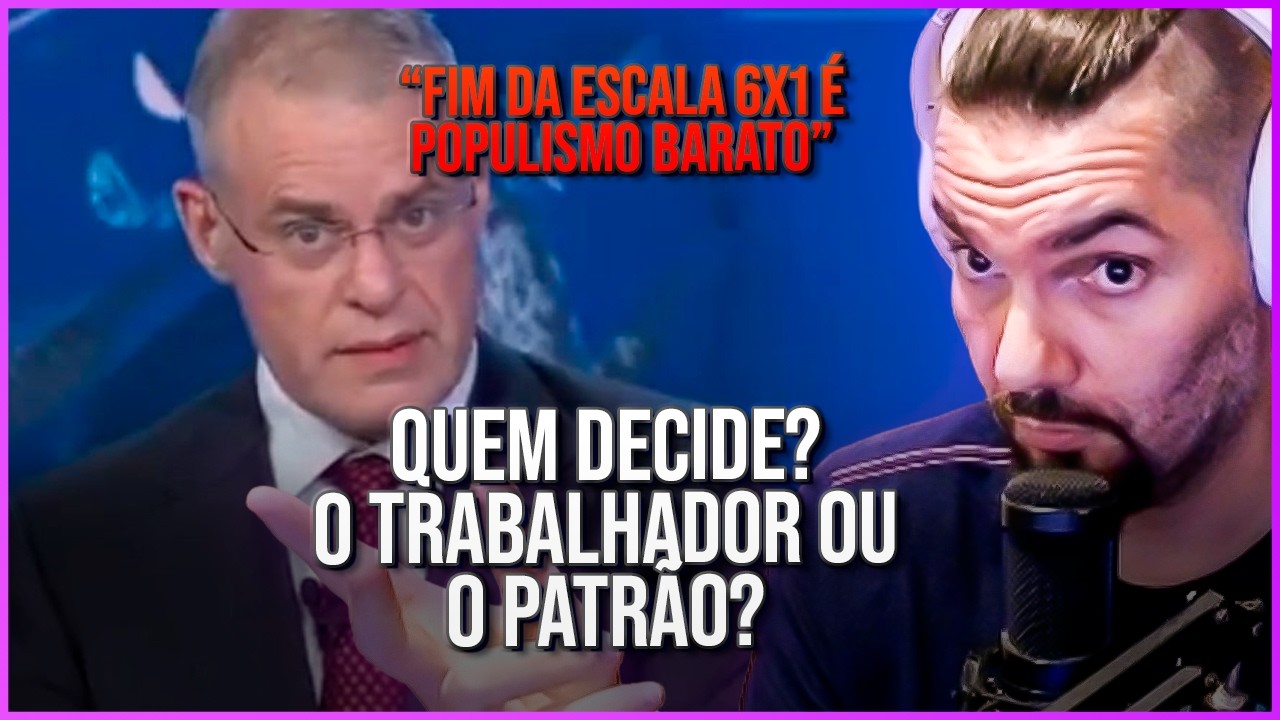 A Fala Mais Bizarra Sobre Redução de Jornada foi dita por jornalista da Band | João Carvalho