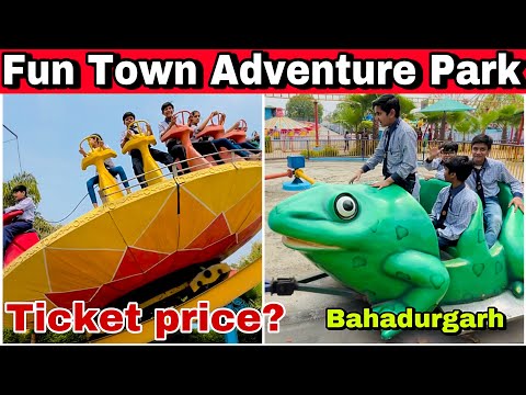 Fun Town Adventure Park Bahadurgarh/ fun town amusement park / zipline,children best place