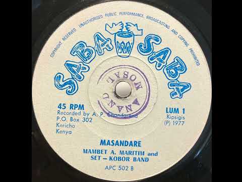 Masandare - Mambet A. Maritim and Set-Kobor Band (1977)