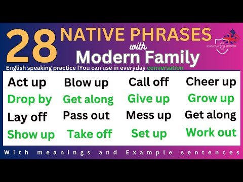 30 common phrasal verbs with the words COME LOOK GO used in daily English conversation