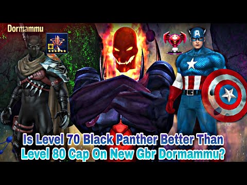 Is Level 70 Black Panther Better Than Level 80 Cap On New Gbr Dormammu? - Marvel Future Fight