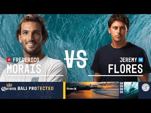 Frederico Morais vs. Jeremy Flores - Round Three, Heat 8 - Corona Bali Protected 2018