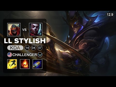 LL Stylish Zed vs Ekko Mid - NA Challenger - Patch 12.9 Season 12