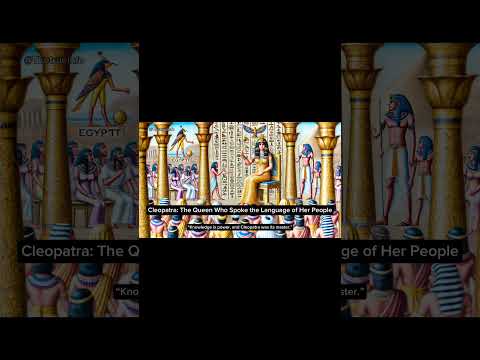 "Cleopatra: The Multilingual Queen Who Mastered Diplomacy and Politics"