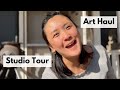 Massive Mixed Media Art Haul And A Little Studio Tour Studio Vlog