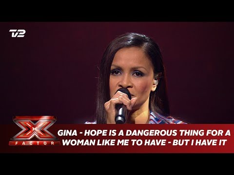 Gina synger ’Hope Is a Dangerous Thing...' - Lana Del Rey  (Live) | X Factor 2019 | TV 2
