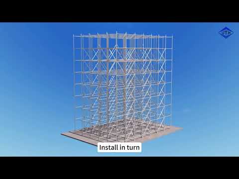 How To Set Up Ringlock Scaffolding System Animation Tutorial
