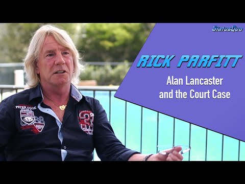 Rick Parfitt Status Quo interview -  Rick on Alan and the court case