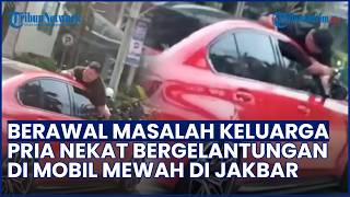 Viral Pria Naik Kap Mobil di Grogol Petamburan Teriak Maling, Polisi Sebut Terkait Masalah Keluarga