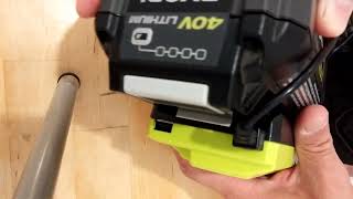 Ryobi OP40401 40V battery flashing lights and balance fix