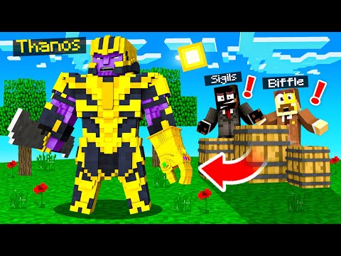 HIDE from THANOS in Minecraft (Hide and Seek)