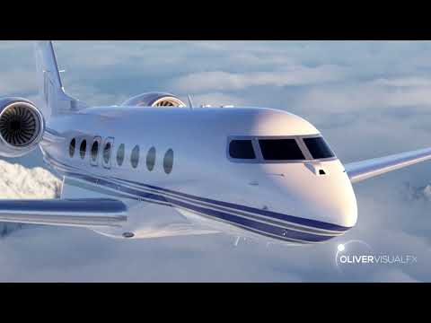 Private Jet Animation 3D Animation
