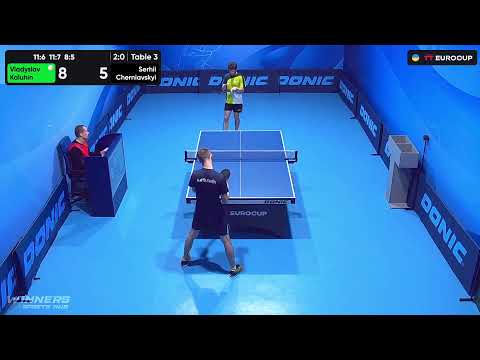 19:40 Vladyslav Kaluhin  -  Serhii Cherniavskyi 16.09.2023 TT Euro.Cup Ukraine Star. TABLE 3
