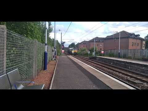 66743 passing whifflet working 6S02 6S02 carslile-mod (navy) Glen Douglas GBRF with a 2 tone